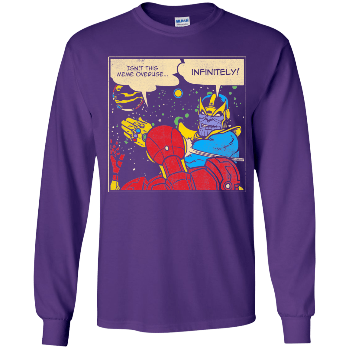 T-Shirts Purple / YS INFINITE SLAPS Youth Long Sleeve T-Shirt