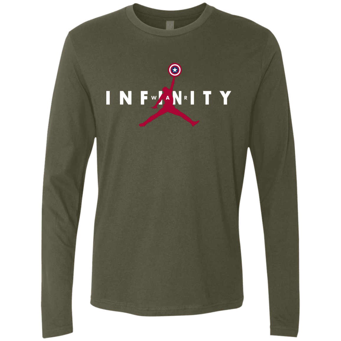 T-Shirts Military Green / S Infinity Air Men's Premium Long Sleeve