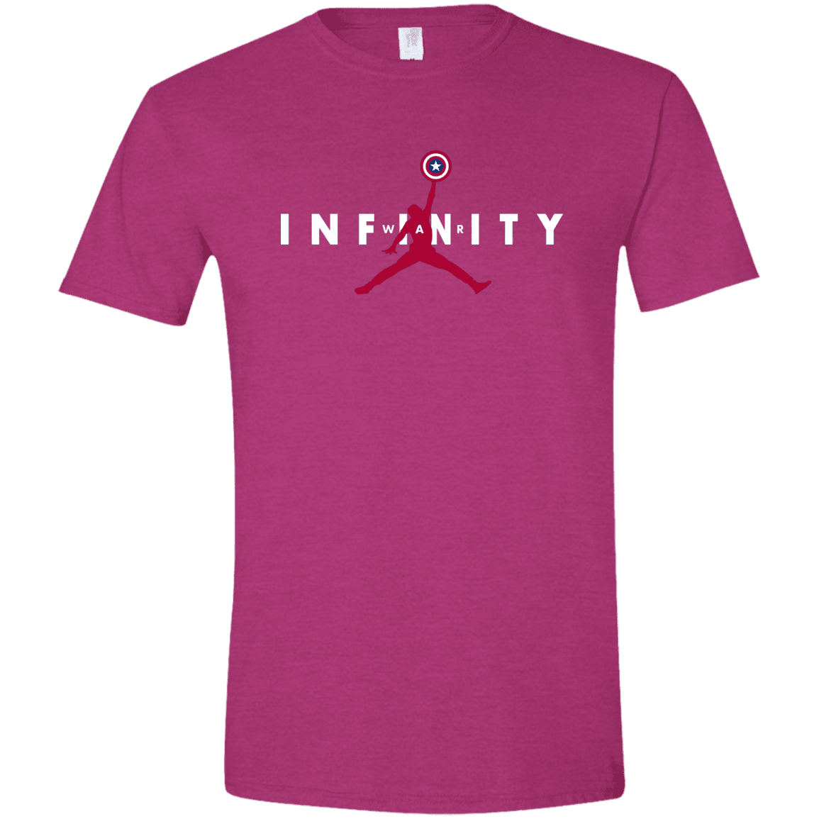 T-Shirts Antique Heliconia / S Infinity Air Men's Semi-Fitted Softstyle