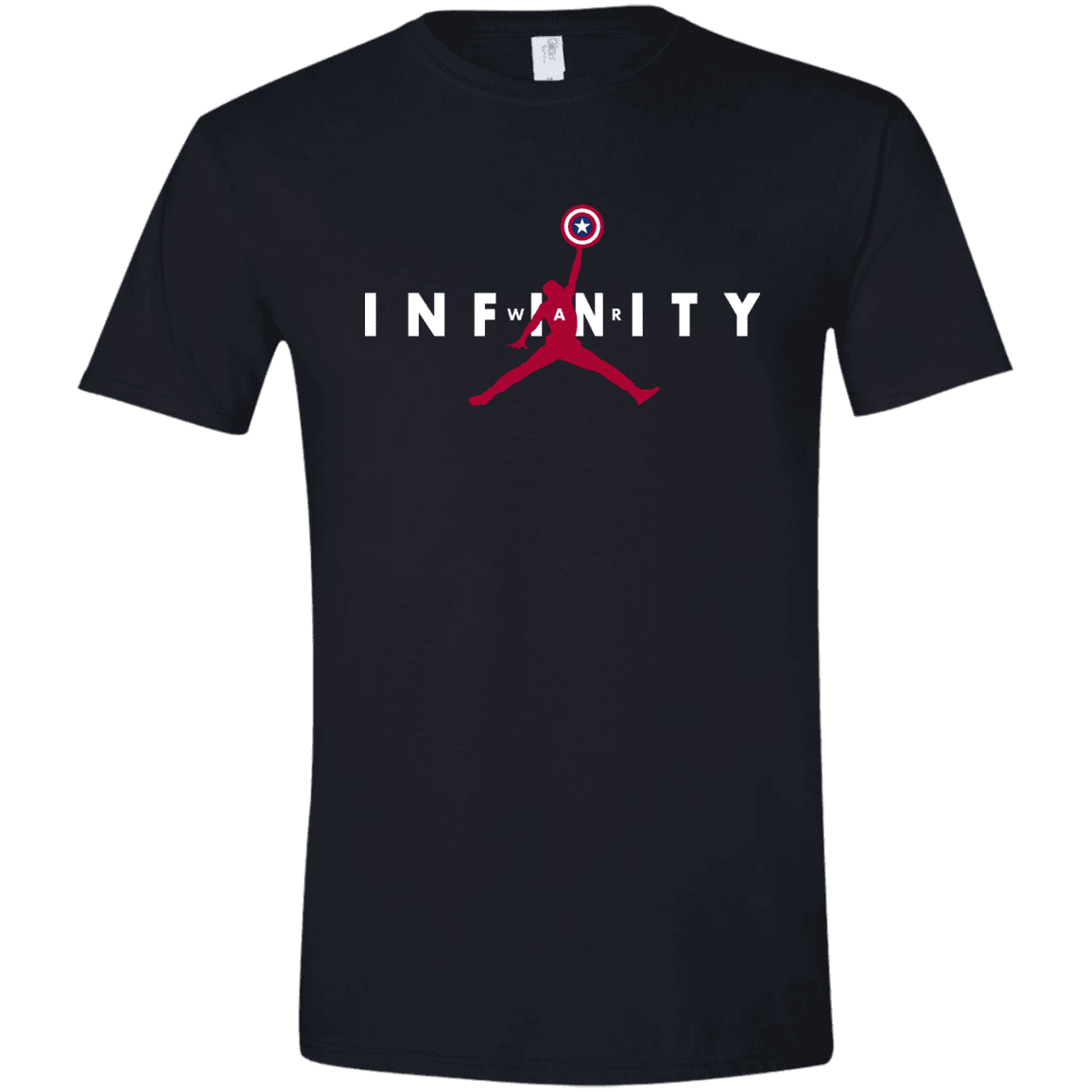 T-Shirts Black / X-Small Infinity Air Men's Semi-Fitted Softstyle