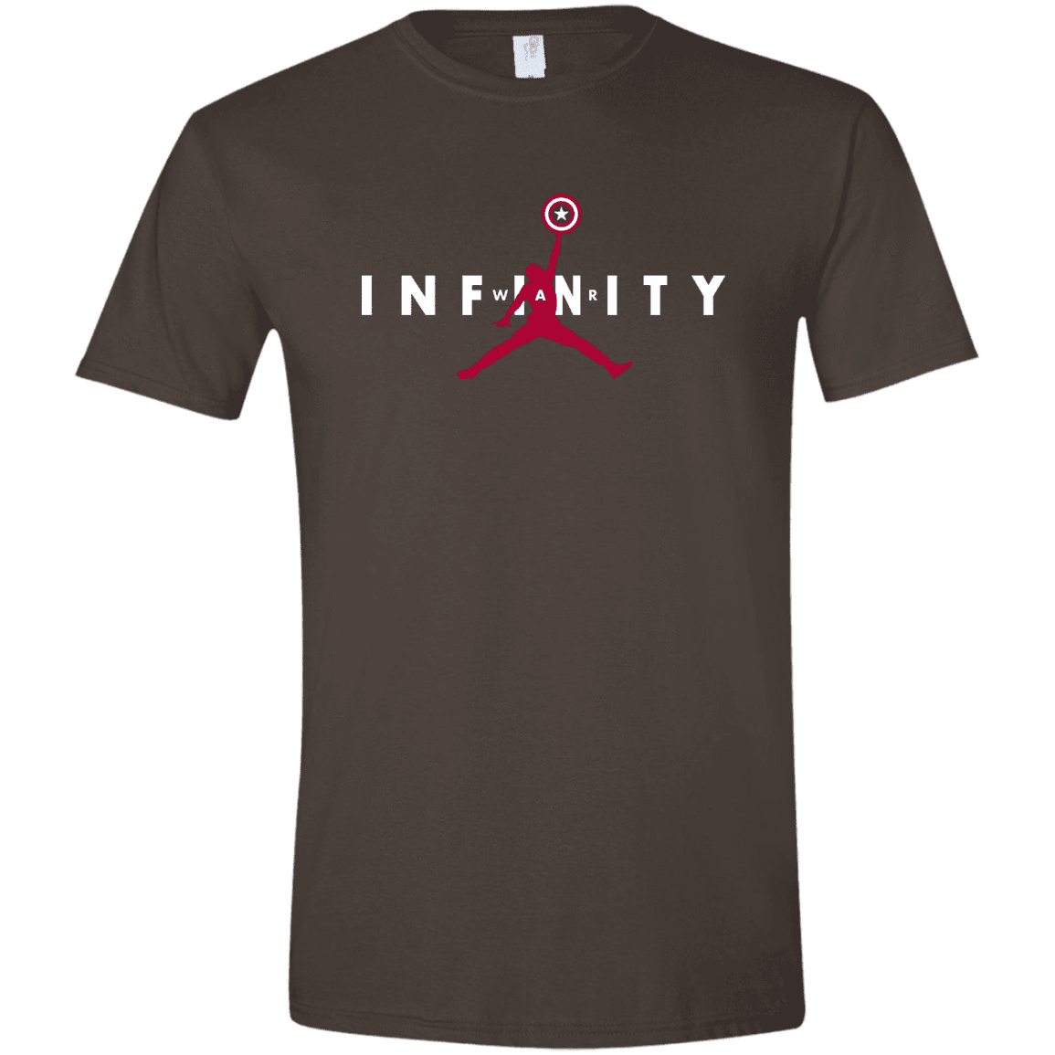 T-Shirts Dark Chocolate / S Infinity Air Men's Semi-Fitted Softstyle