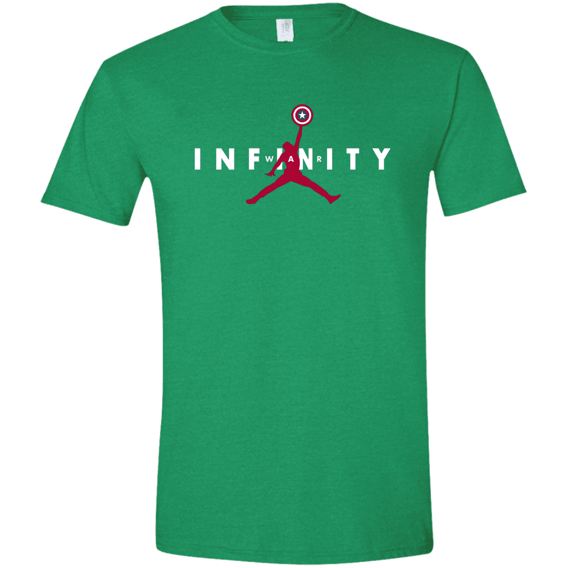 T-Shirts Heather Irish Green / S Infinity Air Men's Semi-Fitted Softstyle
