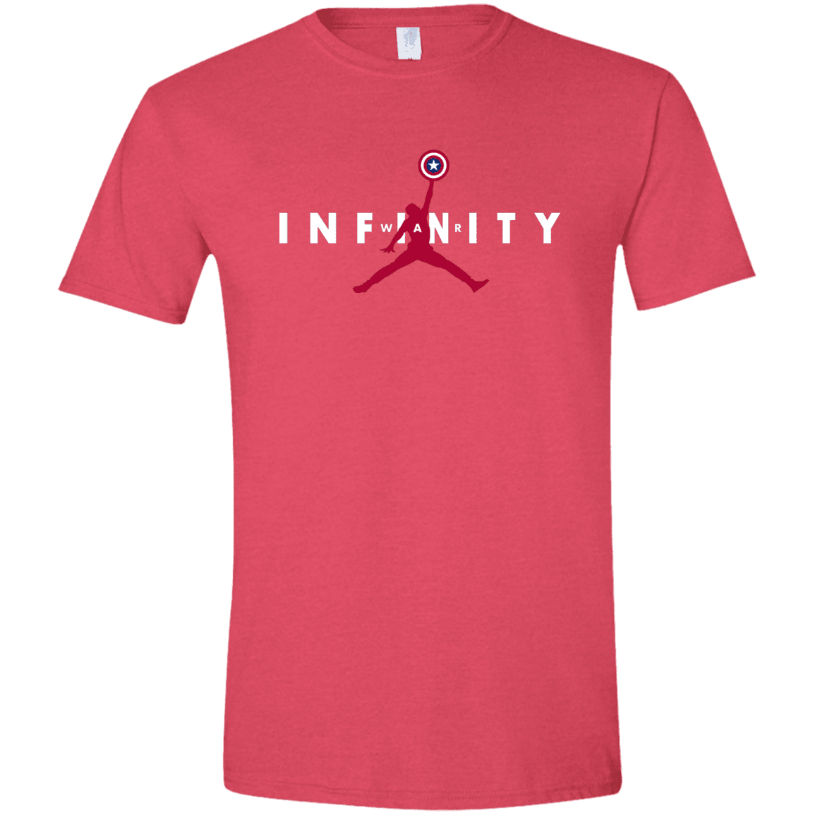 T-Shirts Heather Red / S Infinity Air Men's Semi-Fitted Softstyle