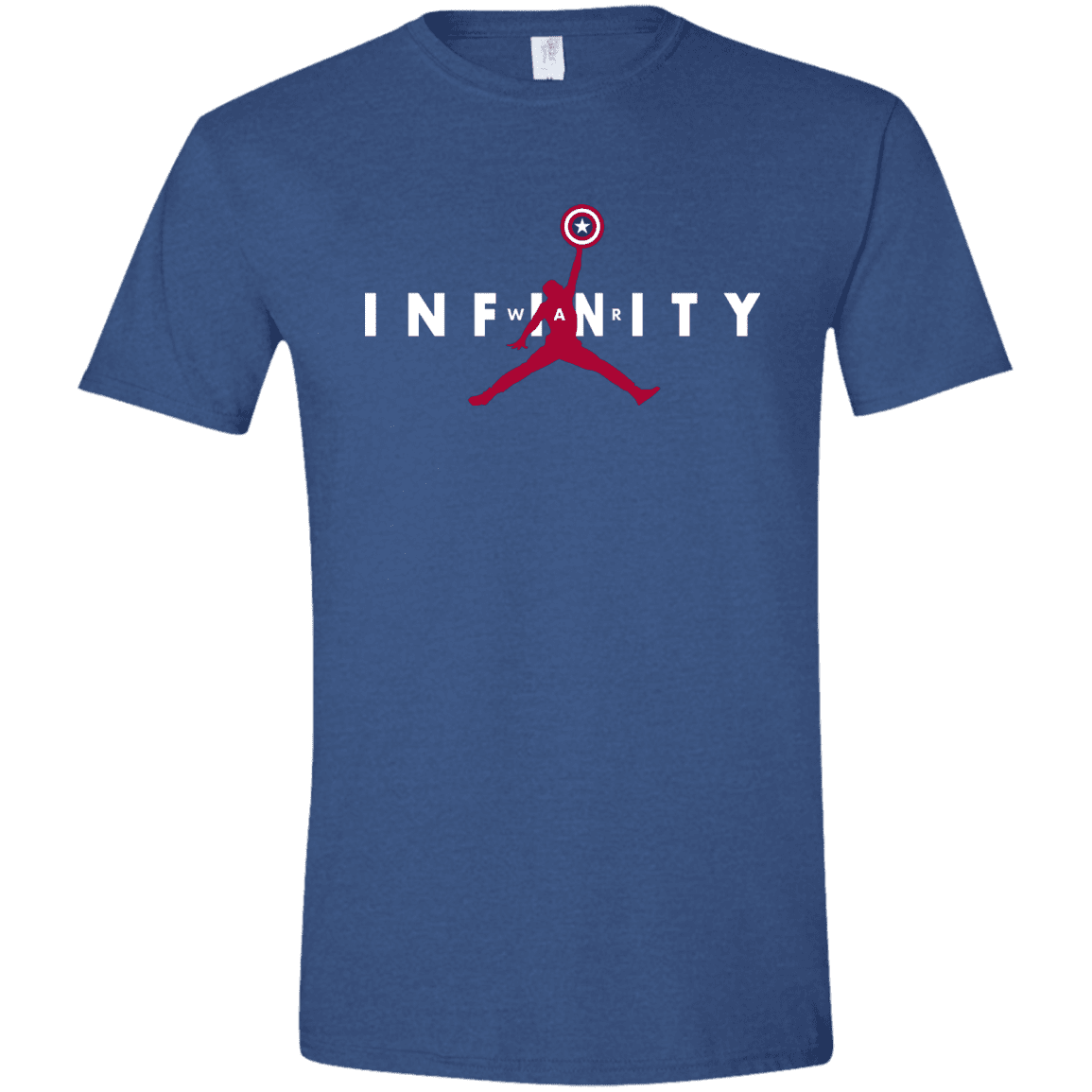 T-Shirts Heather Royal / X-Small Infinity Air Men's Semi-Fitted Softstyle