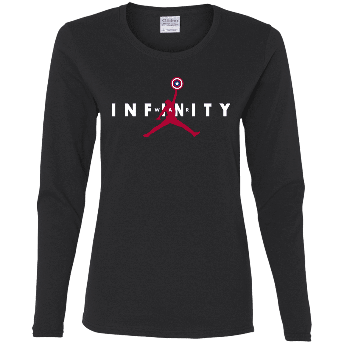 T-Shirts Black / S Infinity Air Women's Long Sleeve T-Shirt