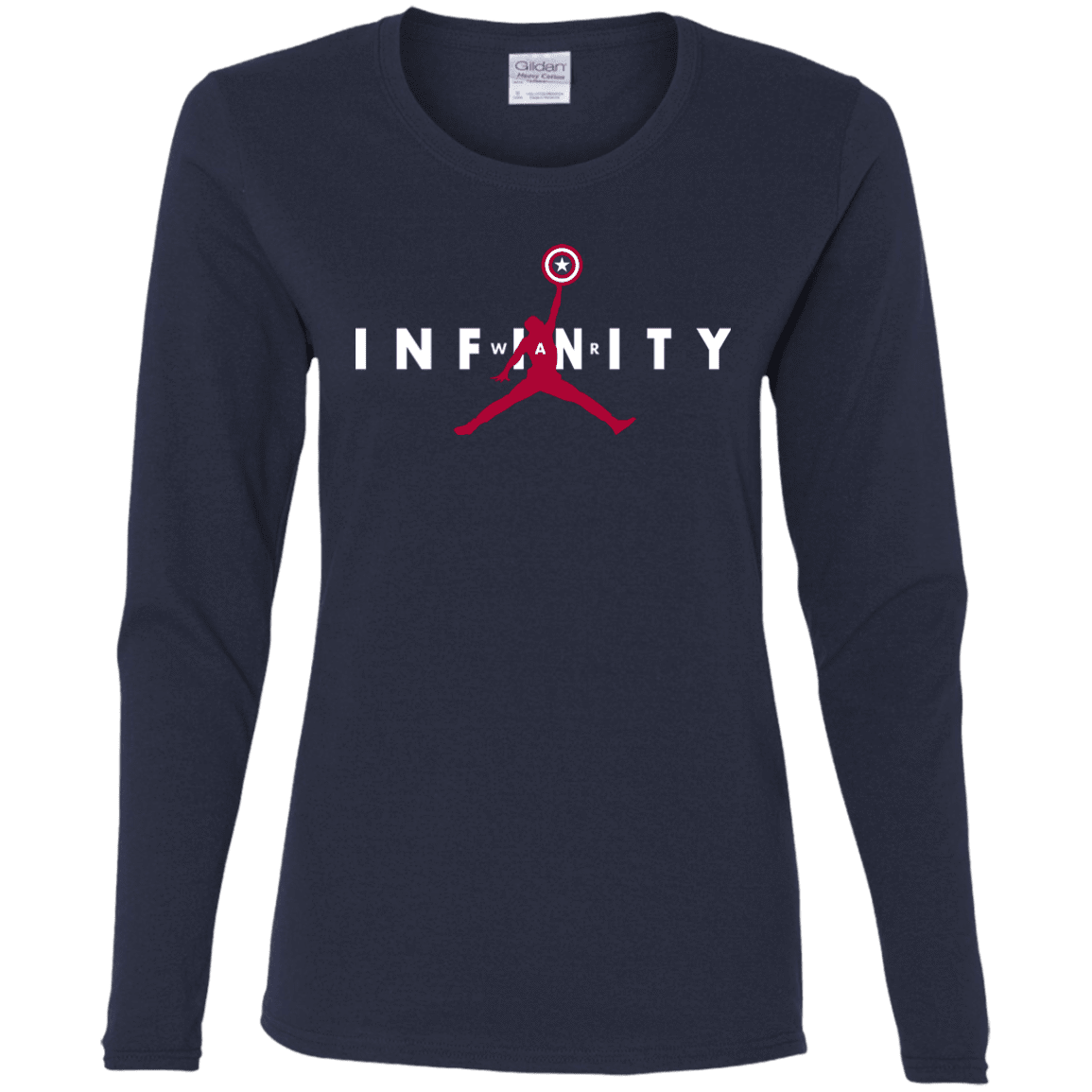 T-Shirts Navy / S Infinity Air Women's Long Sleeve T-Shirt