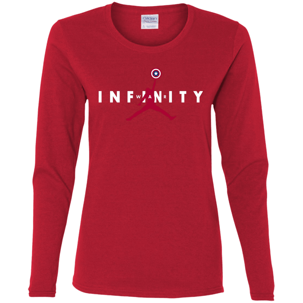 T-Shirts Red / S Infinity Air Women's Long Sleeve T-Shirt