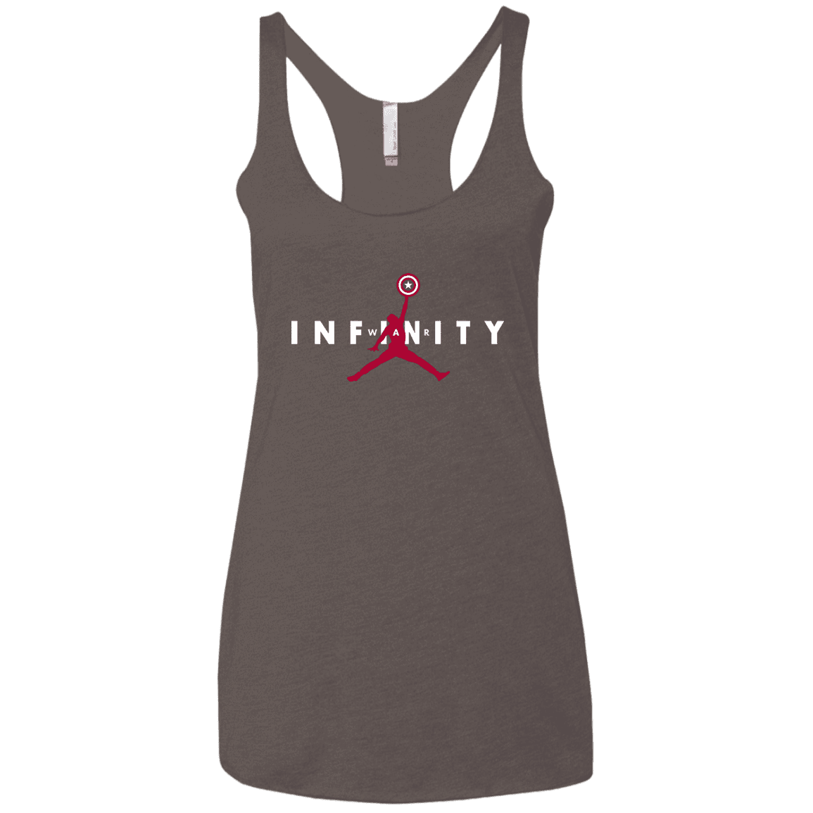 T-Shirts Macchiato / X-Small Infinity Air Women's Triblend Racerback Tank