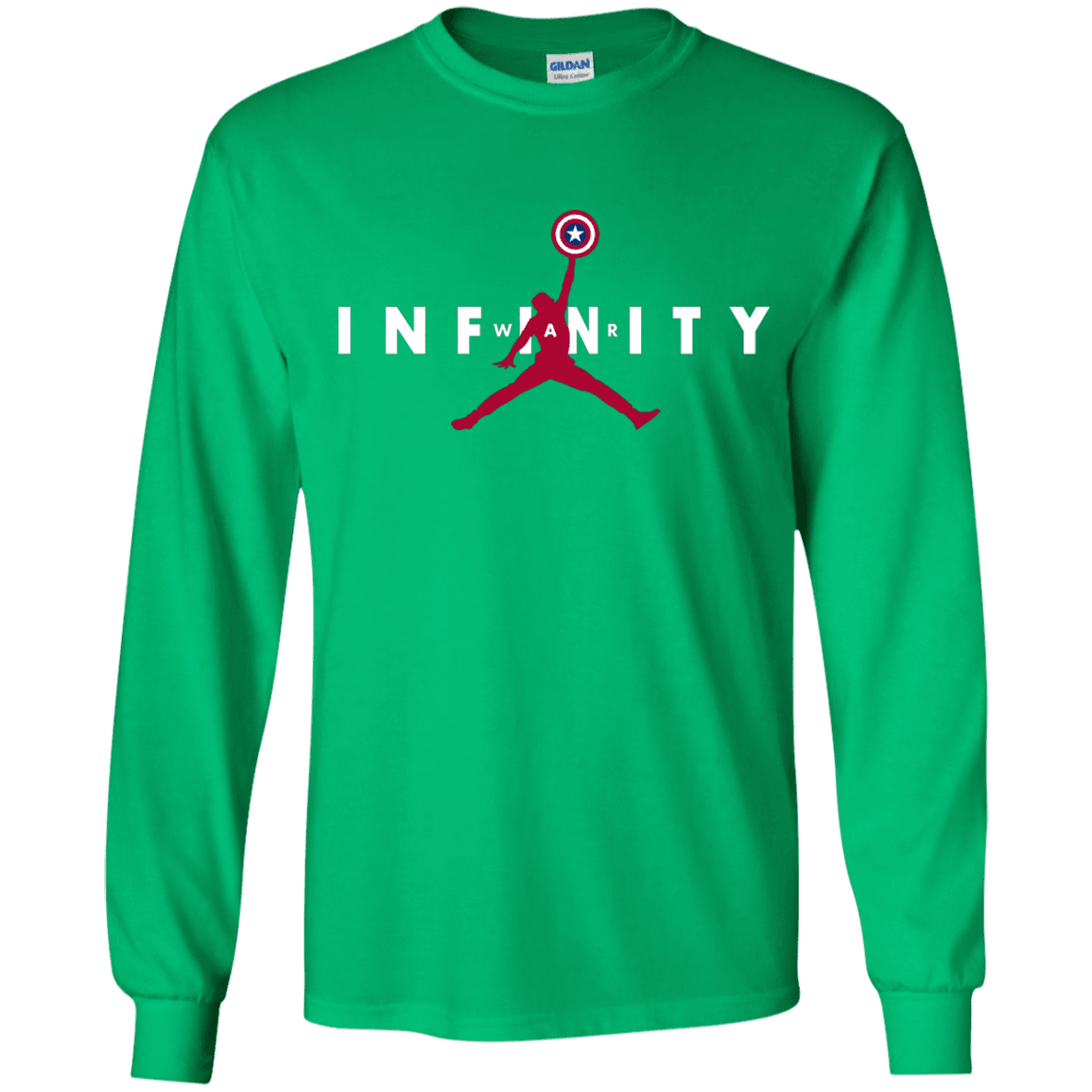 T-Shirts Irish Green / YS Infinity Air Youth Long Sleeve T-Shirt