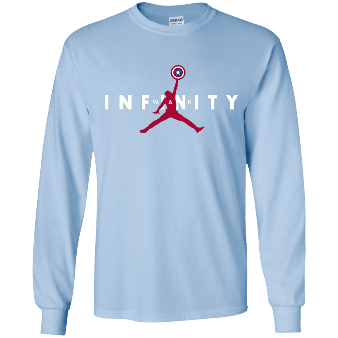 T-Shirts Light Blue / YS Infinity Air Youth Long Sleeve T-Shirt
