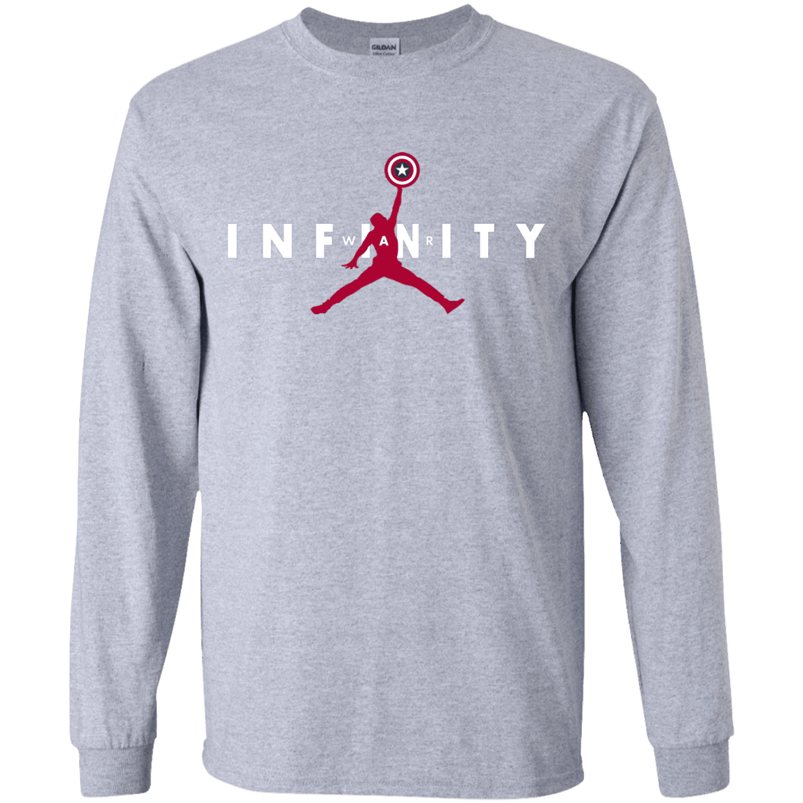 T-Shirts Sport Grey / YS Infinity Air Youth Long Sleeve T-Shirt
