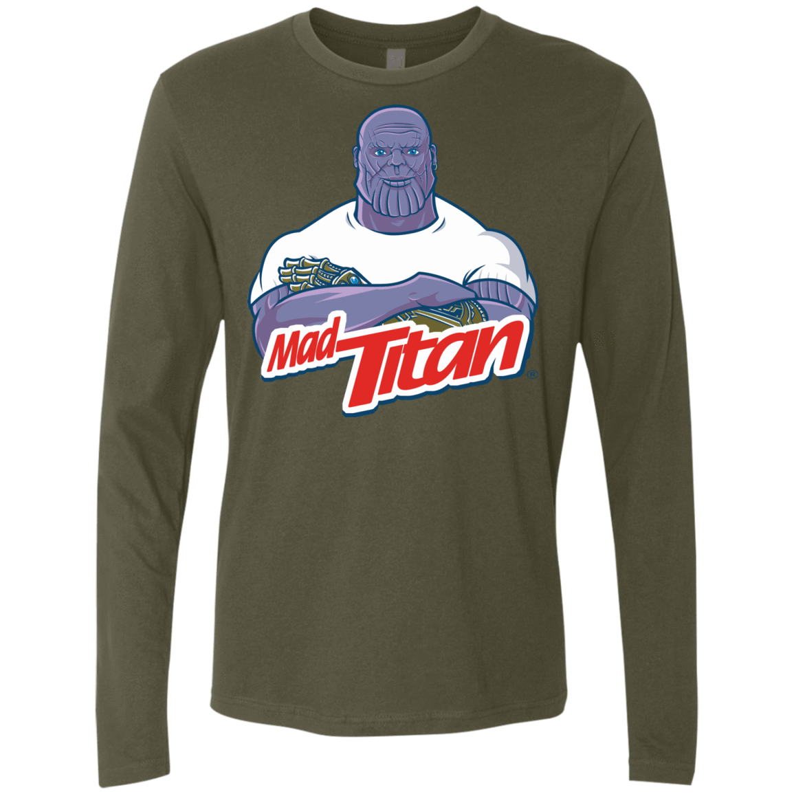 T-Shirts Military Green / S INFINITY CLEANER Men's Premium Long Sleeve