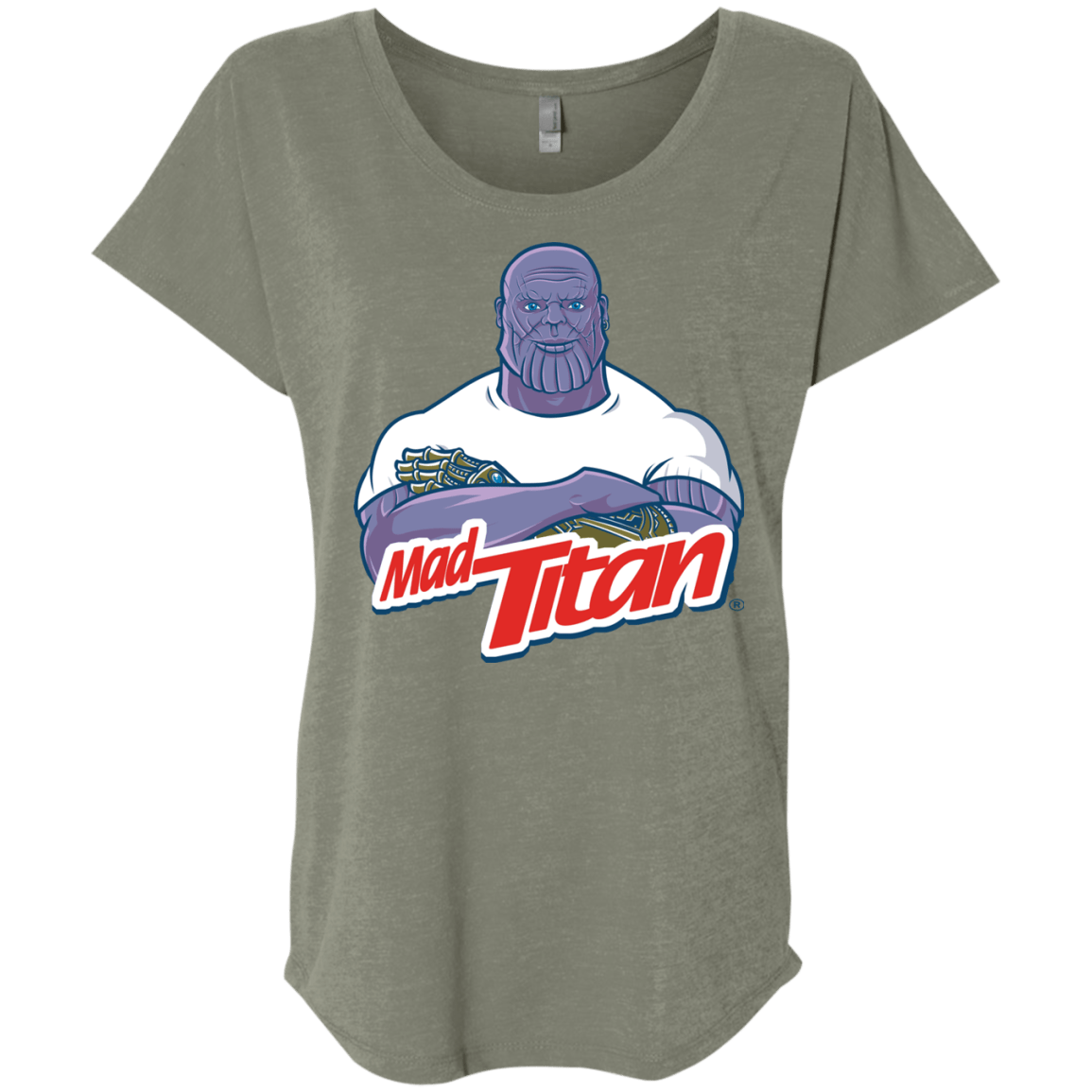 T-Shirts Venetian Grey / X-Small INFINITY CLEANER Triblend Dolman Sleeve