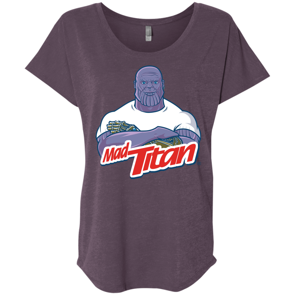 T-Shirts Vintage Purple / X-Small INFINITY CLEANER Triblend Dolman Sleeve