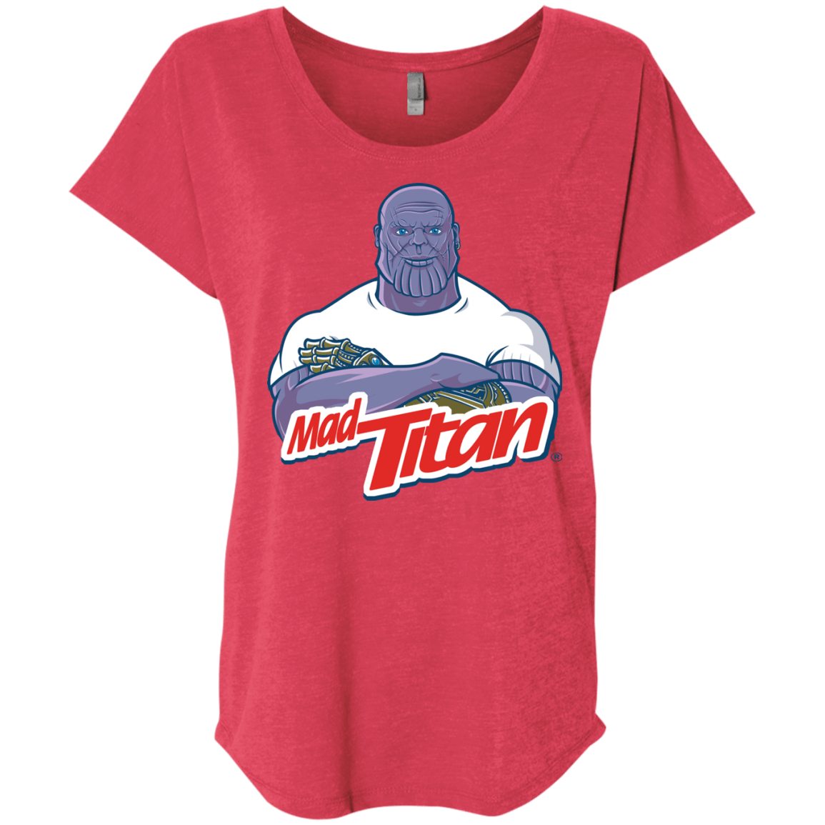 T-Shirts Vintage Red / X-Small INFINITY CLEANER Triblend Dolman Sleeve