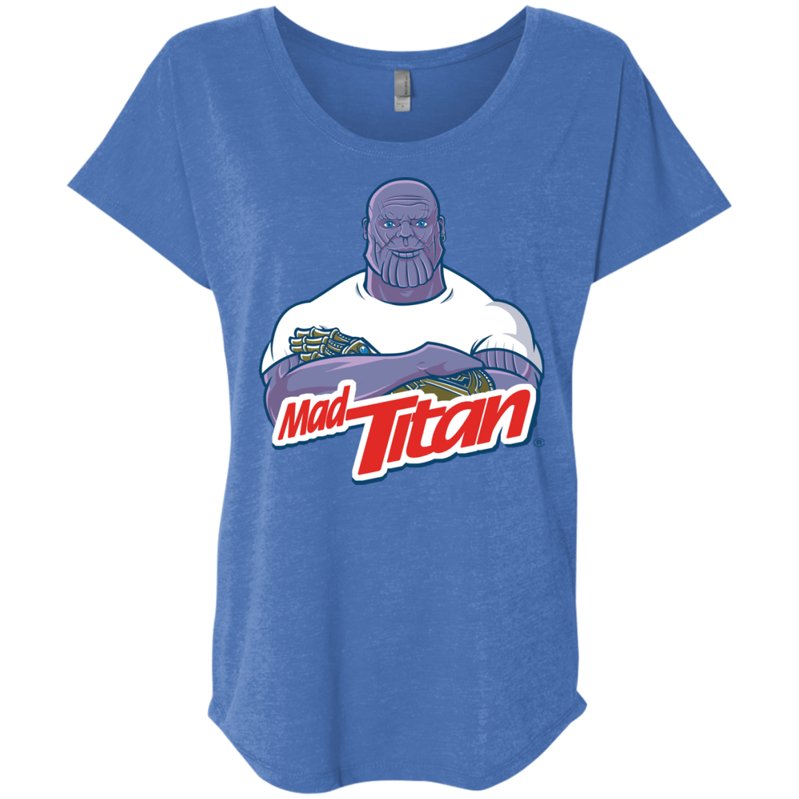 T-Shirts Vintage Royal / X-Small INFINITY CLEANER Triblend Dolman Sleeve