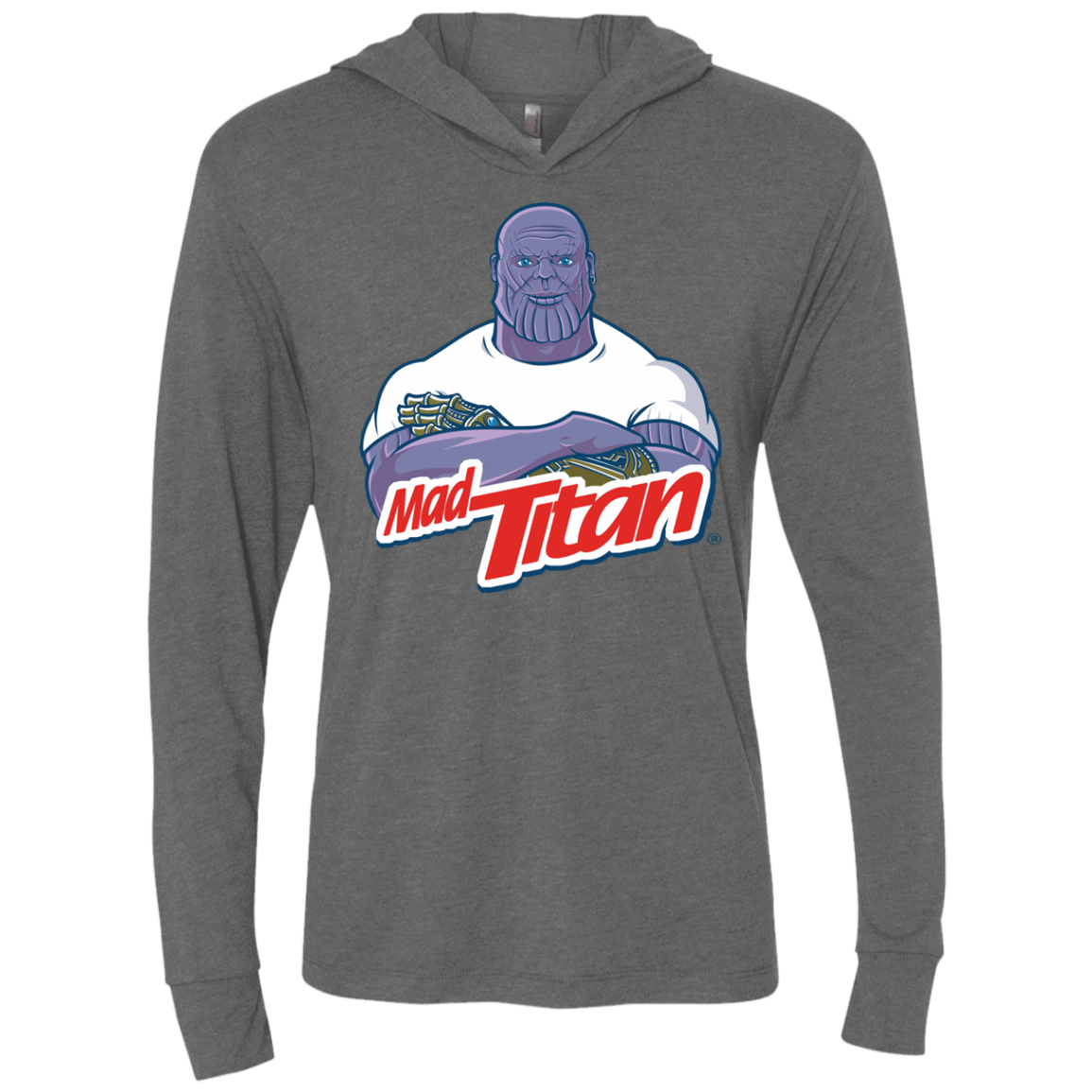 T-Shirts Premium Heather / X-Small INFINITY CLEANER Triblend Long Sleeve Hoodie Tee