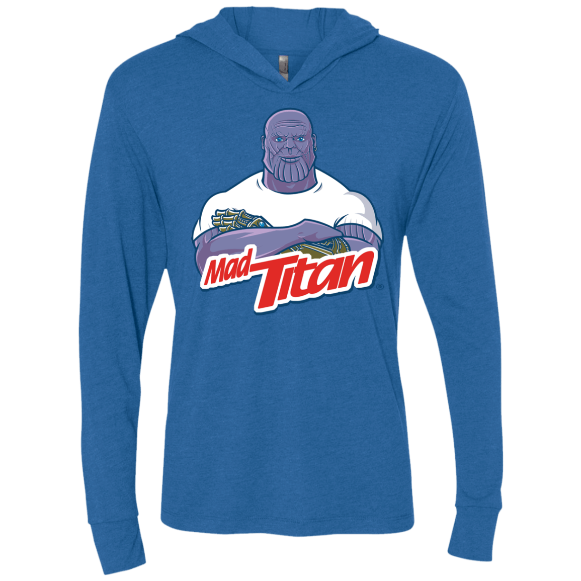 T-Shirts Vintage Royal / X-Small INFINITY CLEANER Triblend Long Sleeve Hoodie Tee