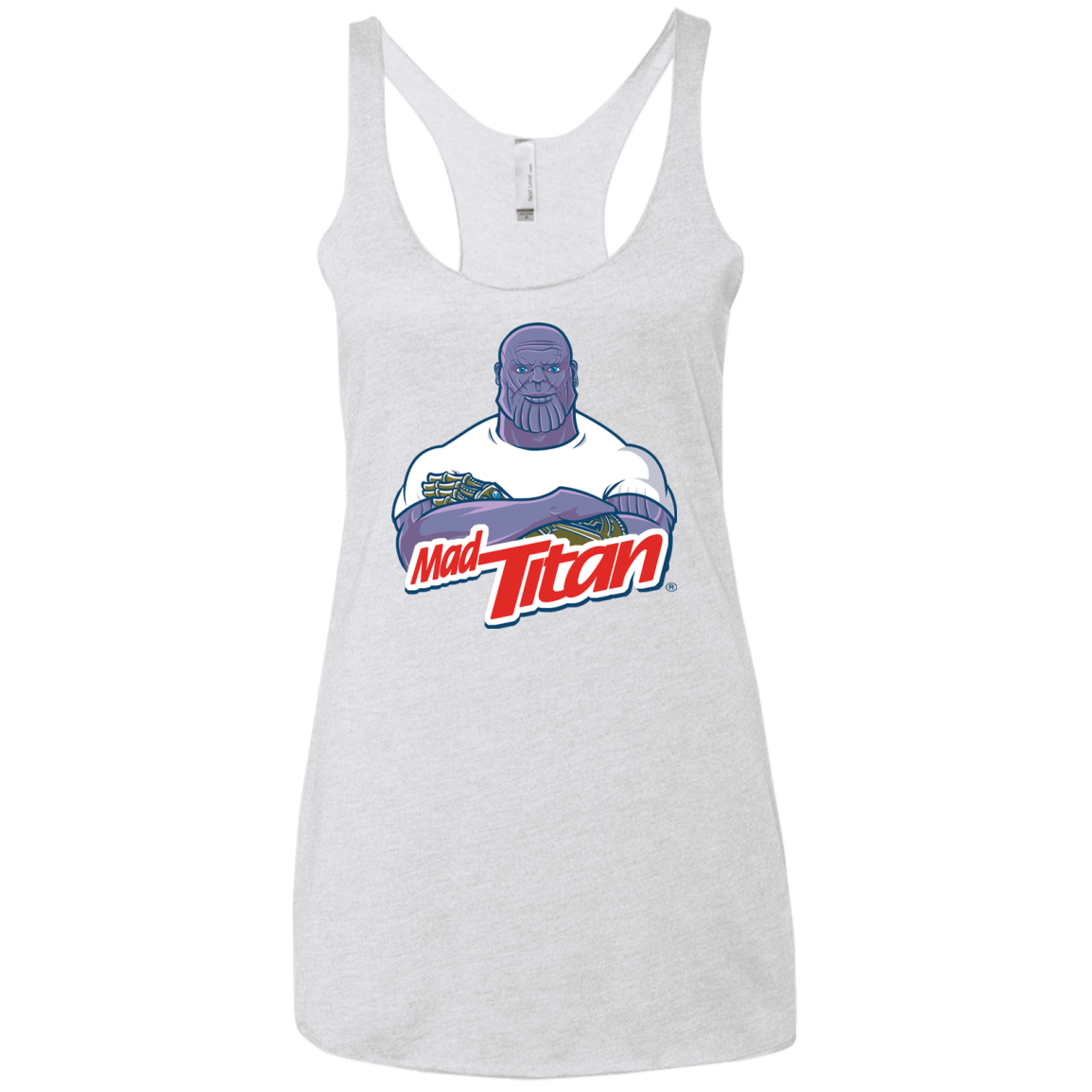 T-Shirts Heather White / X-Small INFINITY CLEANER Women's Triblend Racerback Tank