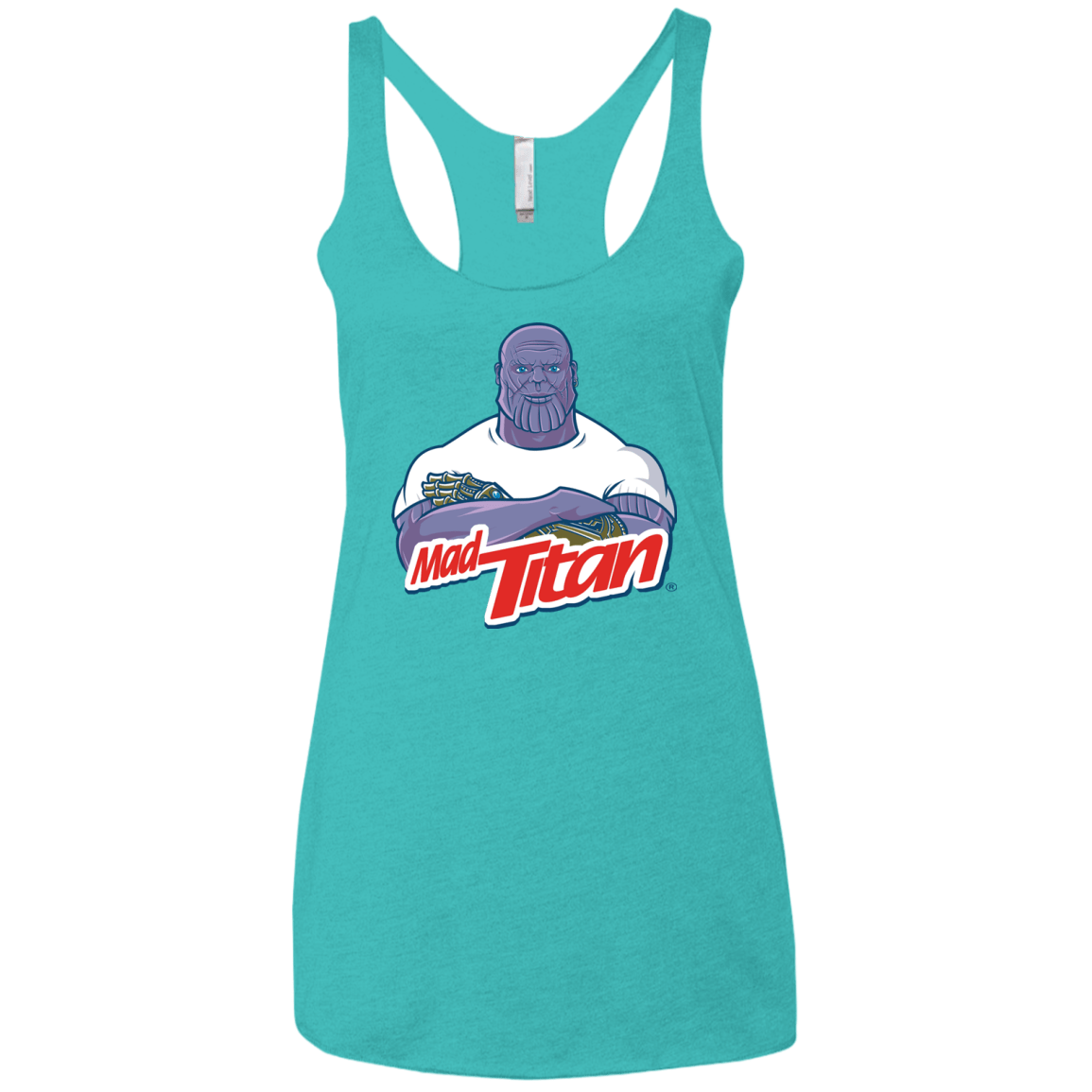 T-Shirts Tahiti Blue / X-Small INFINITY CLEANER Women's Triblend Racerback Tank