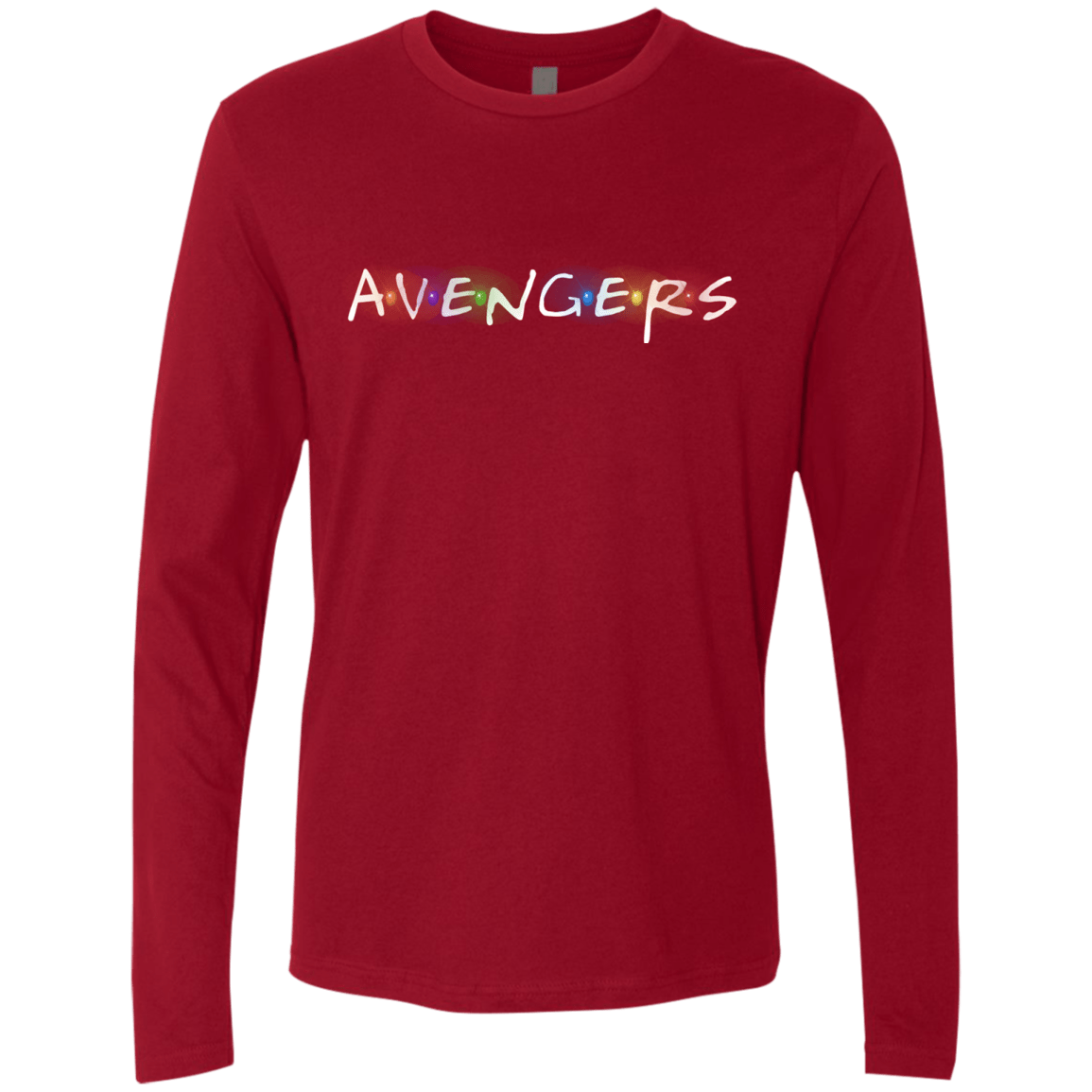 T-Shirts Cardinal / S Infinity Friends Men's Premium Long Sleeve