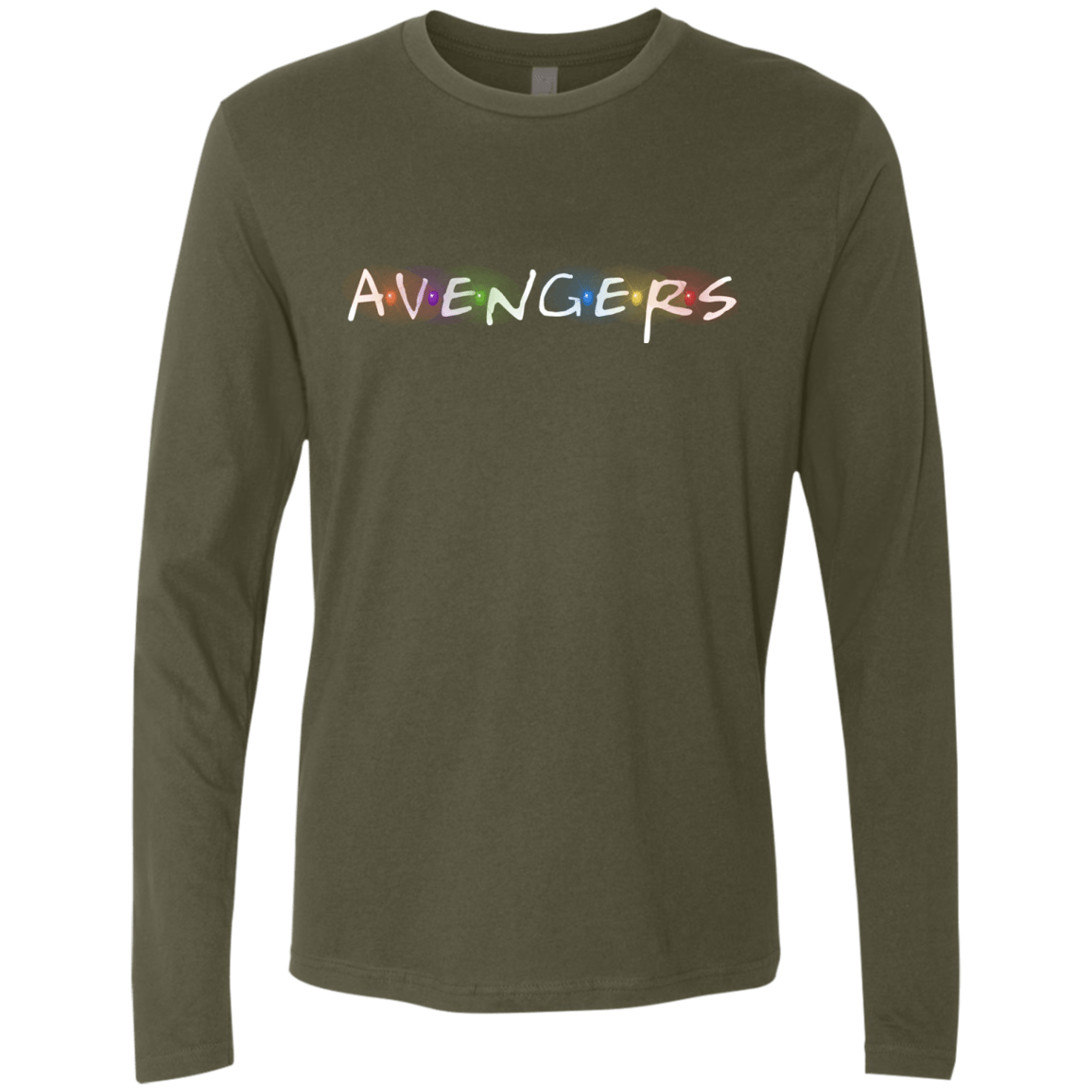 T-Shirts Military Green / S Infinity Friends Men's Premium Long Sleeve