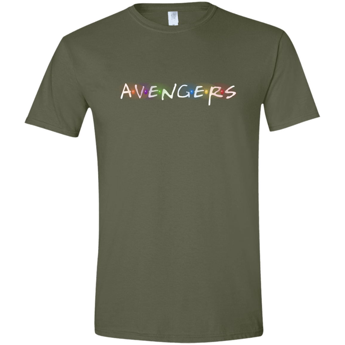T-Shirts Military Green / S Infinity Friends Men's Semi-Fitted Softstyle