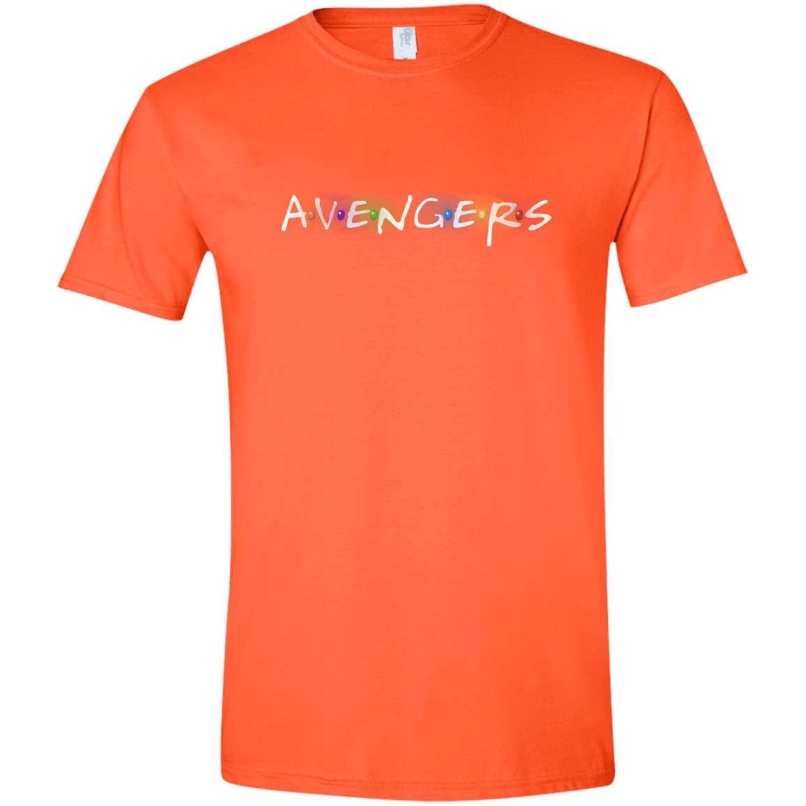 T-Shirts Orange / S Infinity Friends Men's Semi-Fitted Softstyle