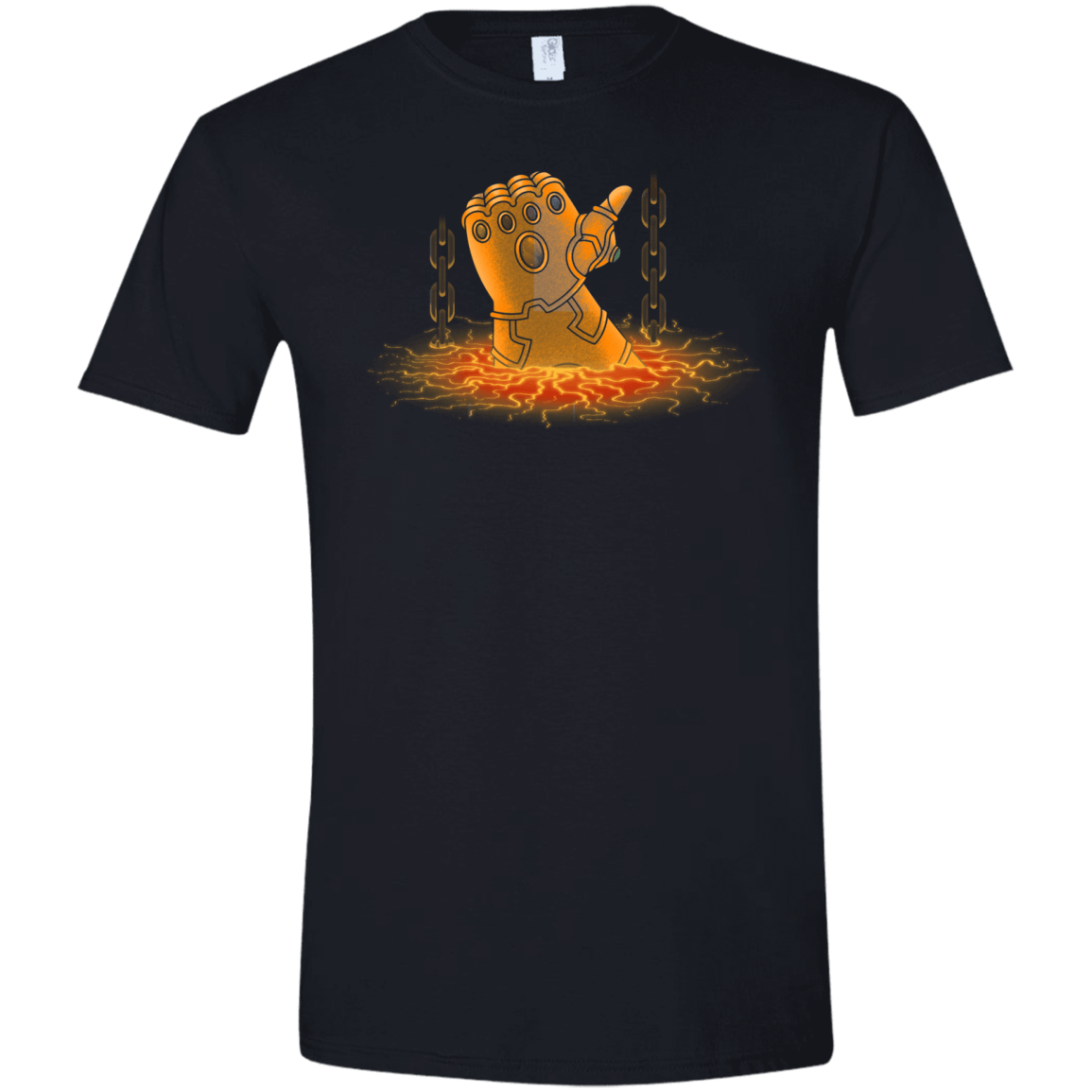 T-Shirts Black / X-Small Infinity Gauntlet Men's Semi-Fitted Softstyle
