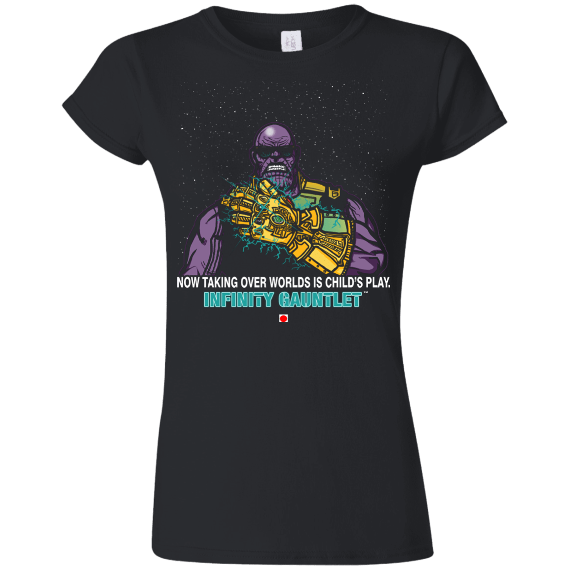 T-Shirts Black / S Infinity Gear Junior Slimmer-Fit T-Shirt