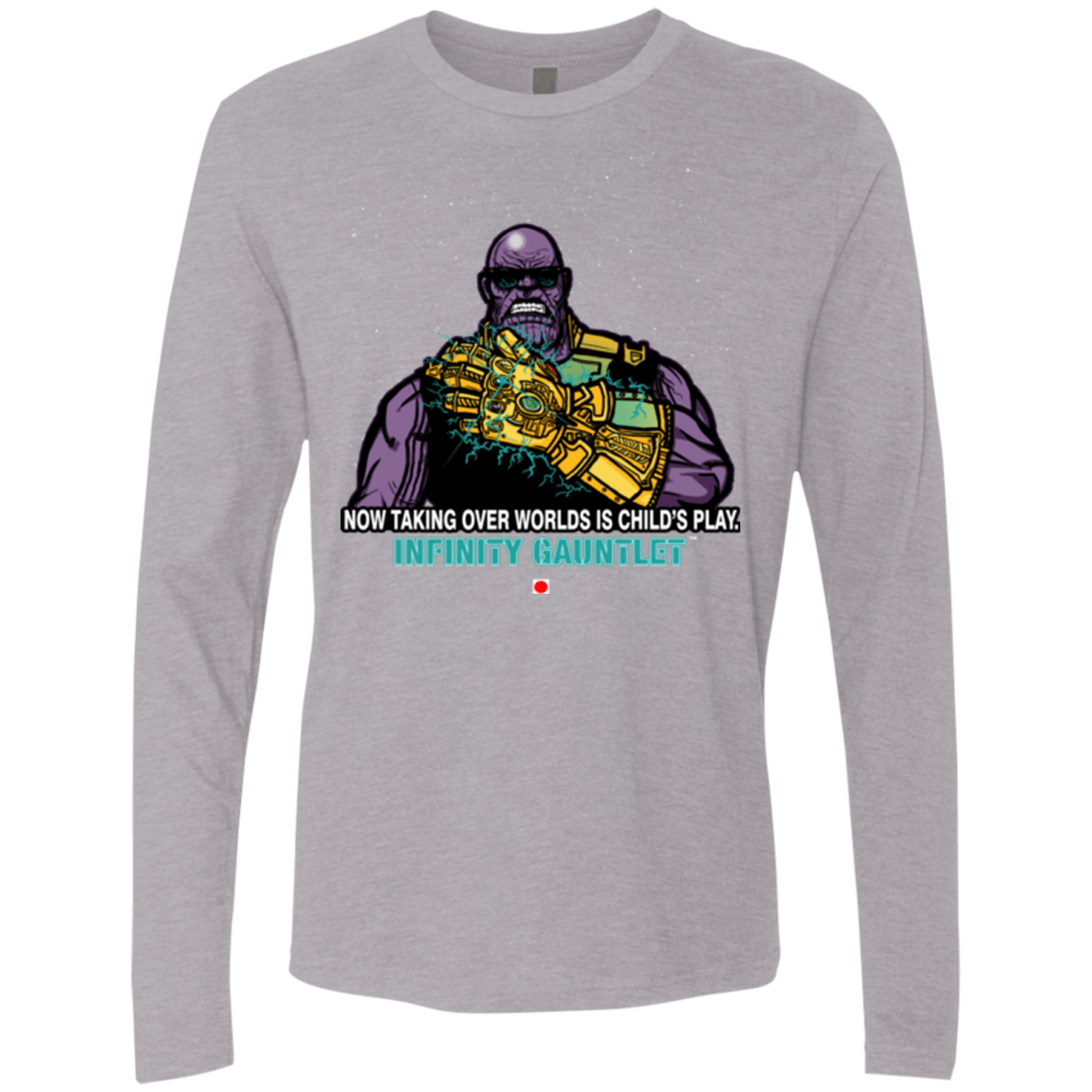 T-Shirts Heather Grey / S Infinity Gear Men's Premium Long Sleeve