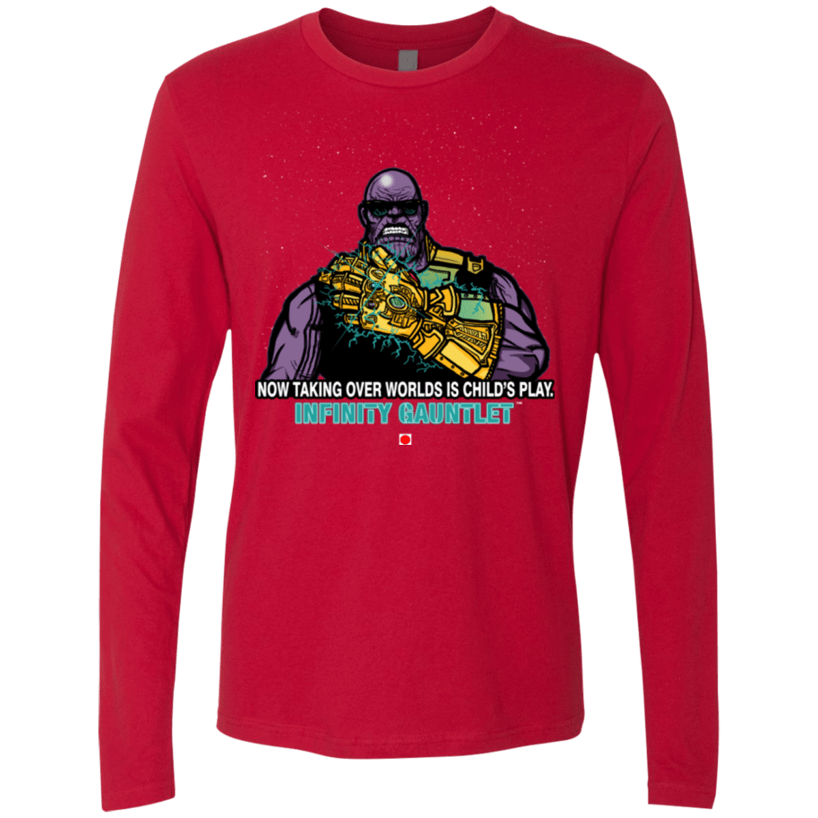 T-Shirts Red / S Infinity Gear Men's Premium Long Sleeve