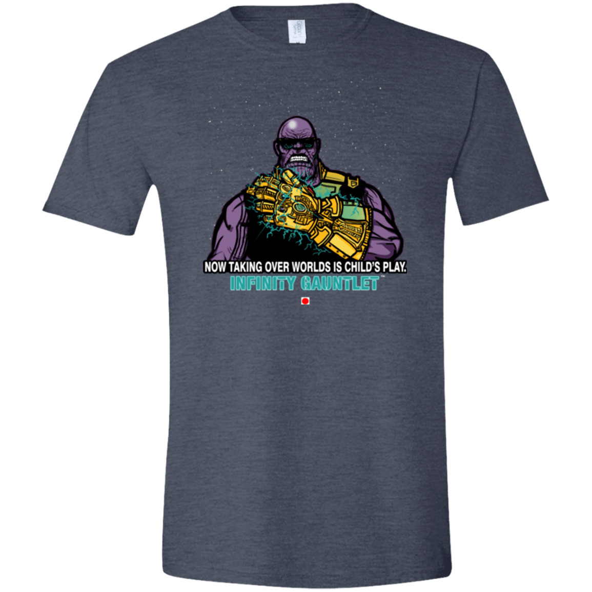 T-Shirts Heather Navy / S Infinity Gear Men's Semi-Fitted Softstyle