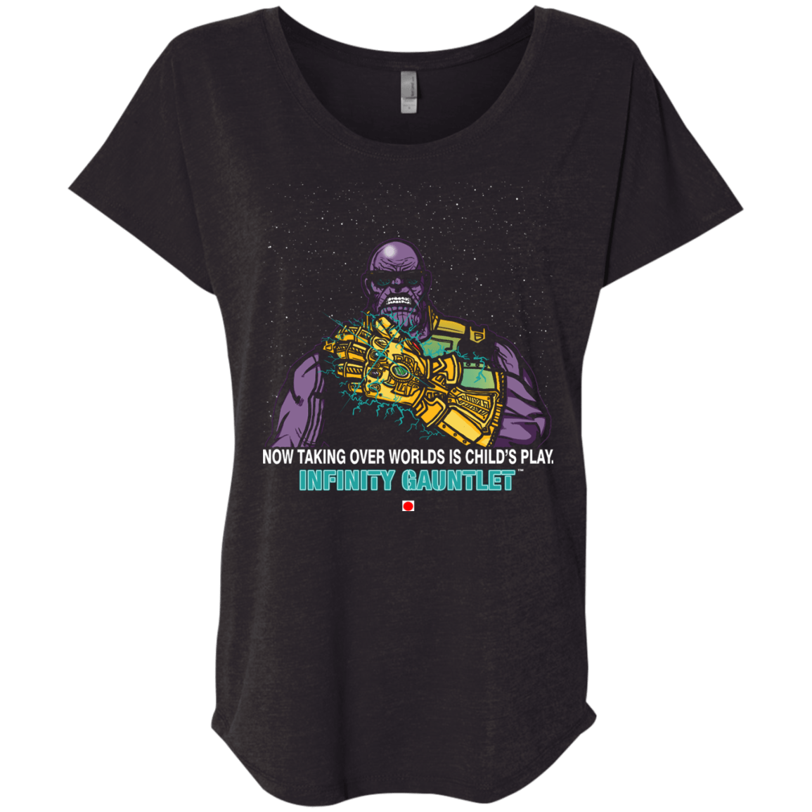 T-Shirts Vintage Black / X-Small Infinity Gear Triblend Dolman Sleeve