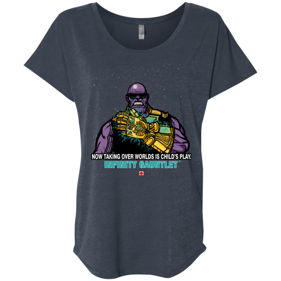 T-Shirts Vintage Navy / X-Small Infinity Gear Triblend Dolman Sleeve