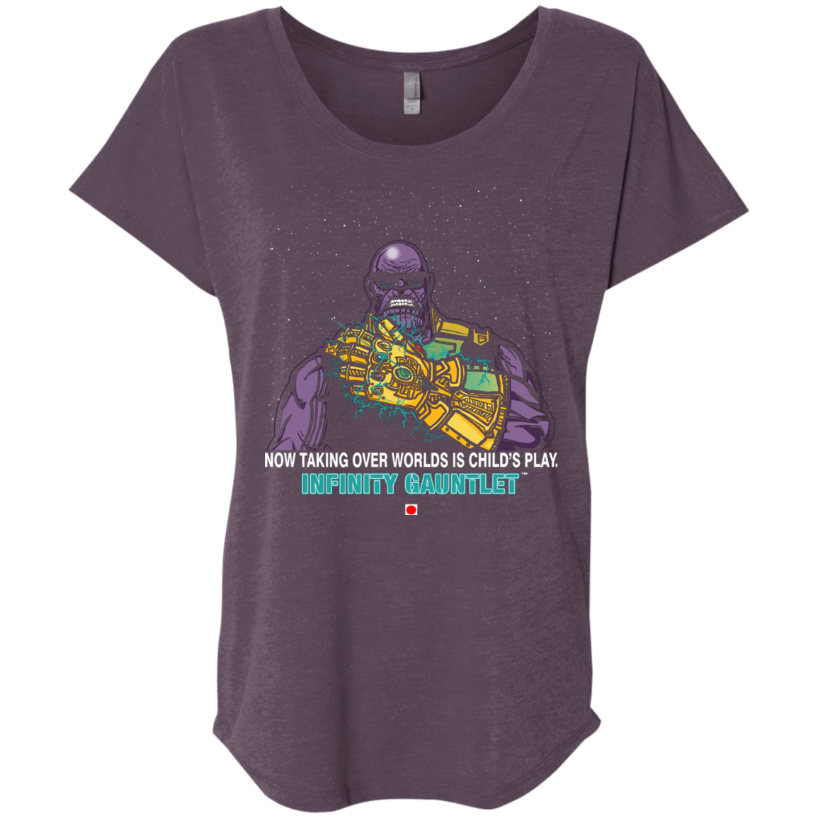 T-Shirts Vintage Purple / X-Small Infinity Gear Triblend Dolman Sleeve