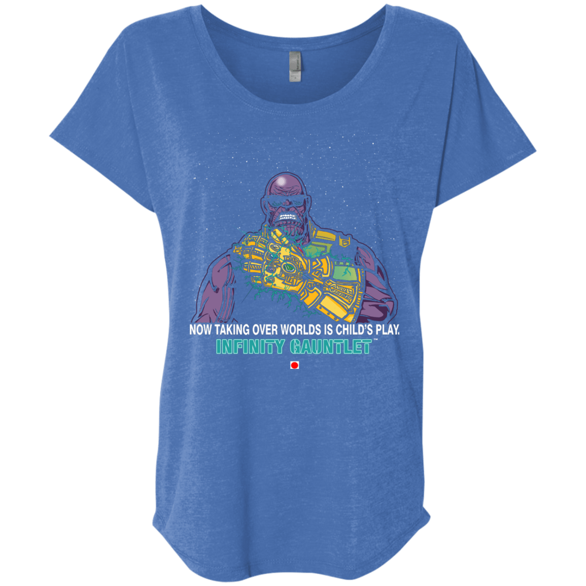 T-Shirts Vintage Royal / X-Small Infinity Gear Triblend Dolman Sleeve