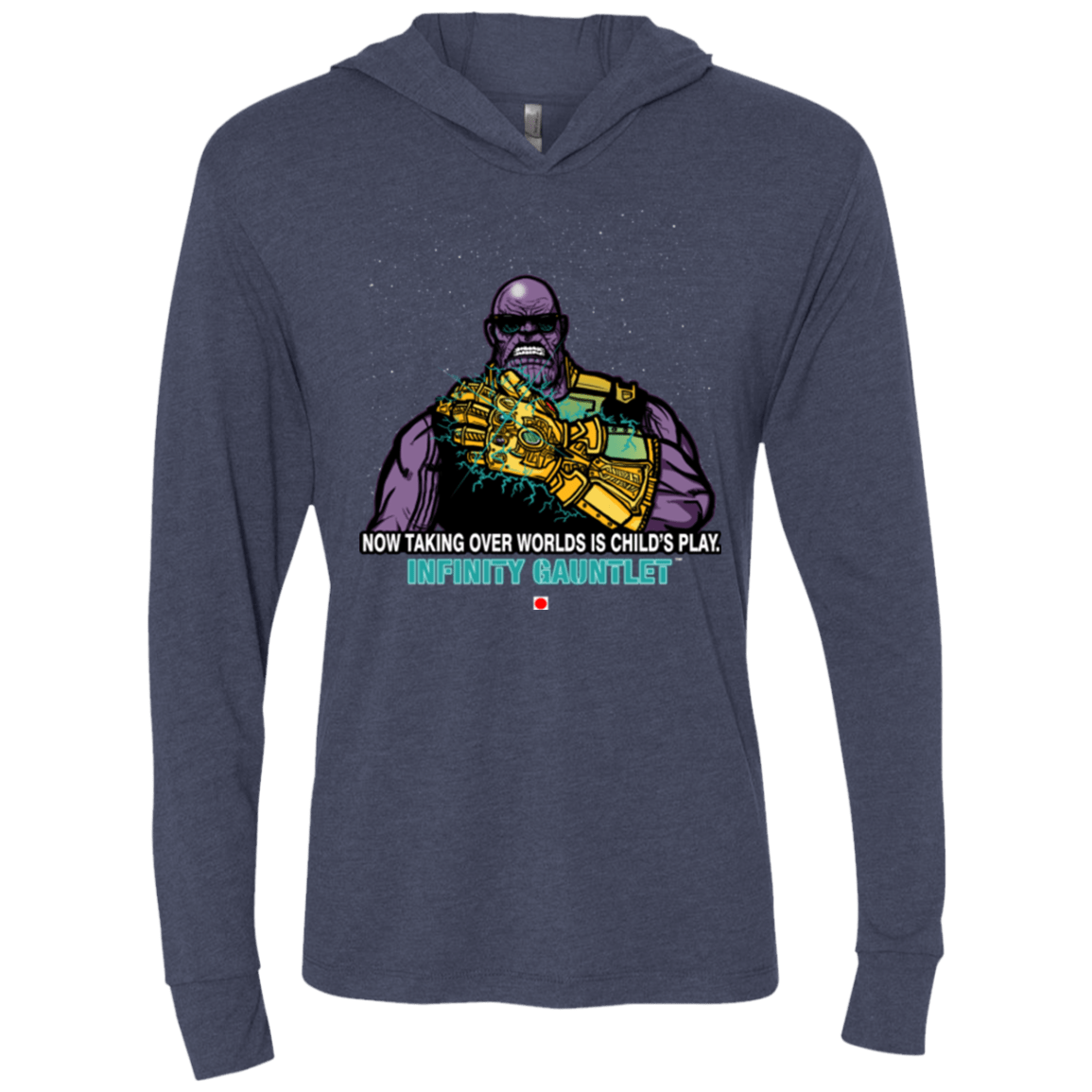 T-Shirts Vintage Navy / X-Small Infinity Gear Triblend Long Sleeve Hoodie Tee