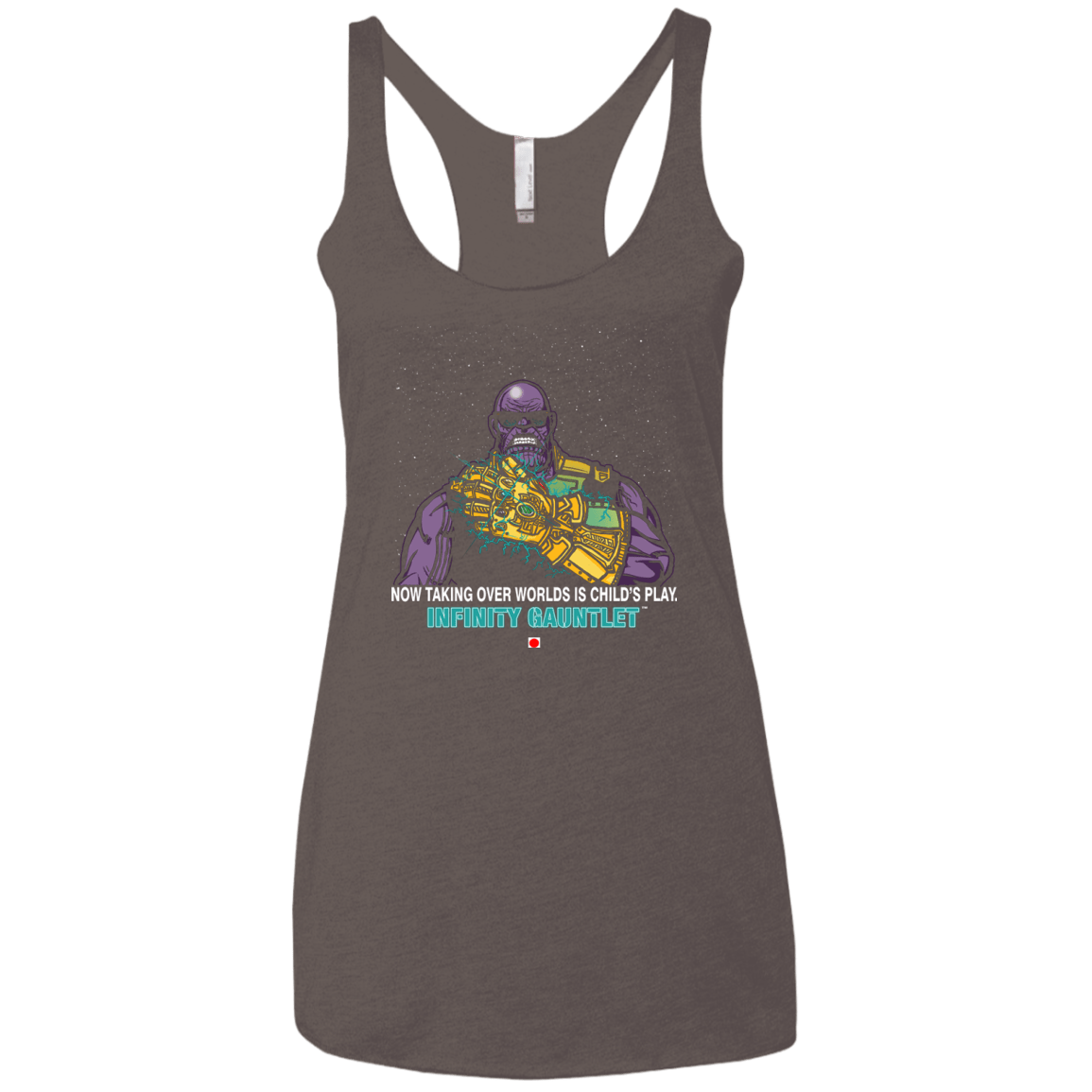 T-Shirts Macchiato / X-Small Infinity Gear Women's Triblend Racerback Tank