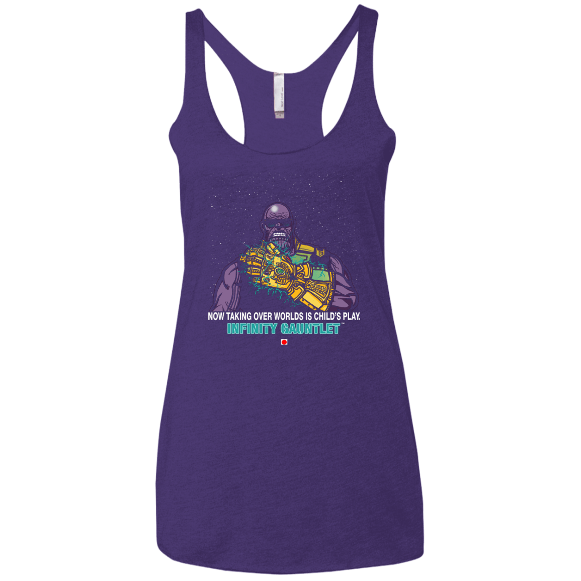 T-Shirts Purple Rush / X-Small Infinity Gear Women's Triblend Racerback Tank