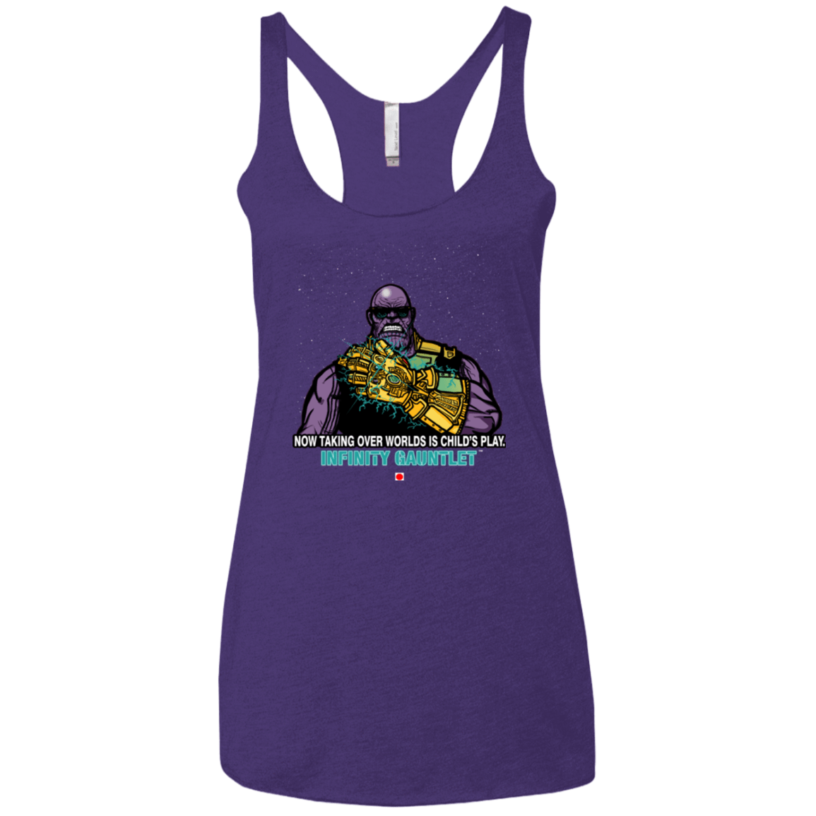 T-Shirts Purple Rush / X-Small Infinity Gear Women's Triblend Racerback Tank