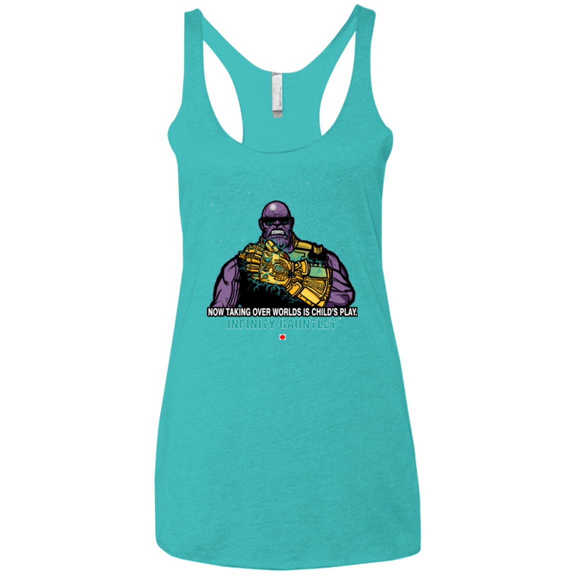 T-Shirts Tahiti Blue / X-Small Infinity Gear Women's Triblend Racerback Tank