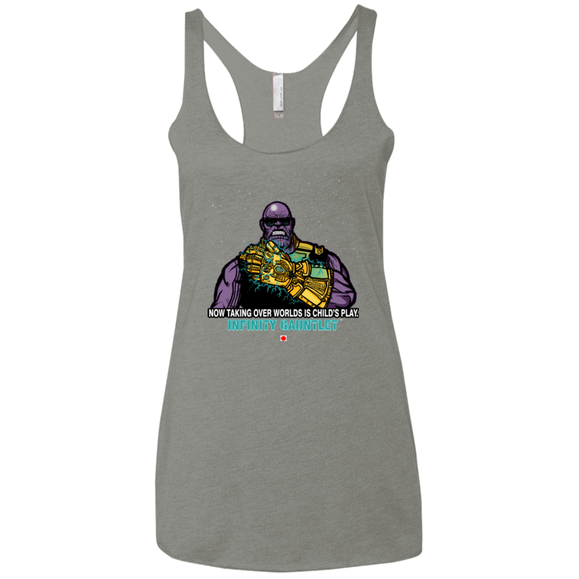 T-Shirts Venetian Grey / X-Small Infinity Gear Women's Triblend Racerback Tank