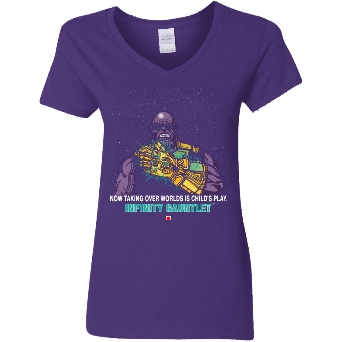 T-Shirts Purple / S Infinity Gear Women's V-Neck T-Shirt