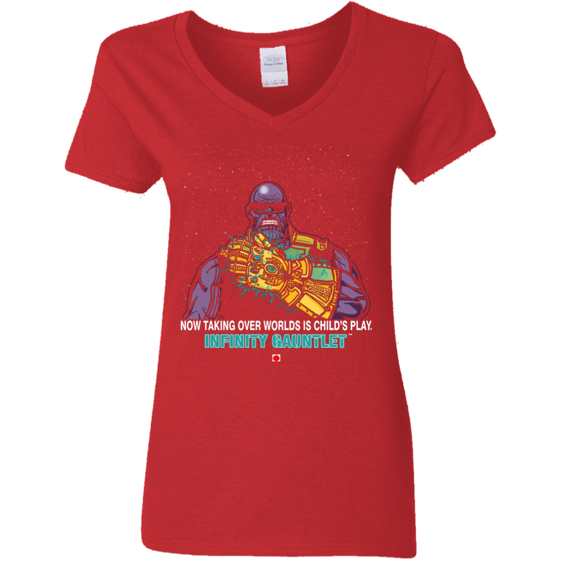 T-Shirts Red / S Infinity Gear Women's V-Neck T-Shirt