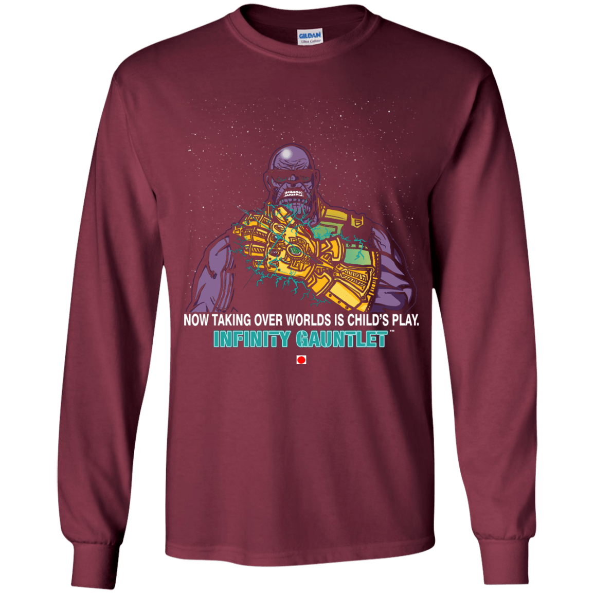 T-Shirts Maroon / YS Infinity Gear Youth Long Sleeve T-Shirt