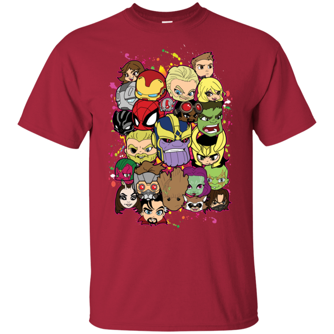 T-Shirts Cardinal / S Infinity Heads T-Shirt