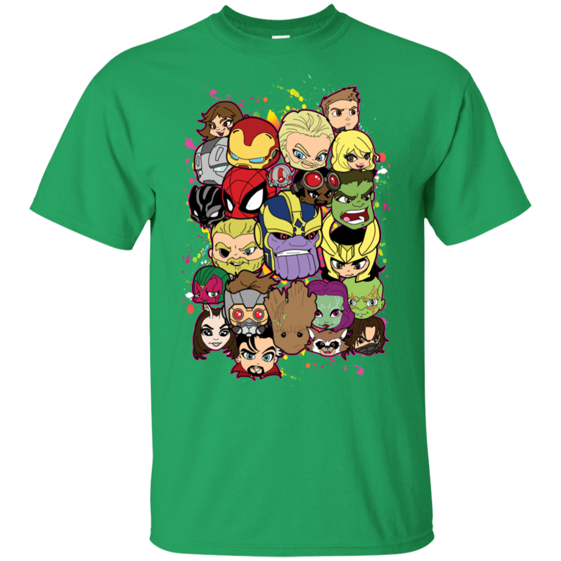 T-Shirts Irish Green / S Infinity Heads T-Shirt