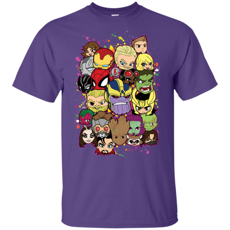 T-Shirts Purple / S Infinity Heads T-Shirt