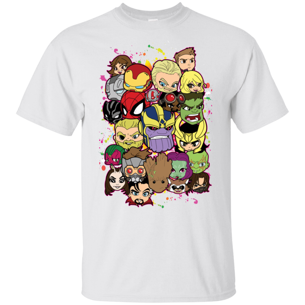 T-Shirts White / S Infinity Heads T-Shirt